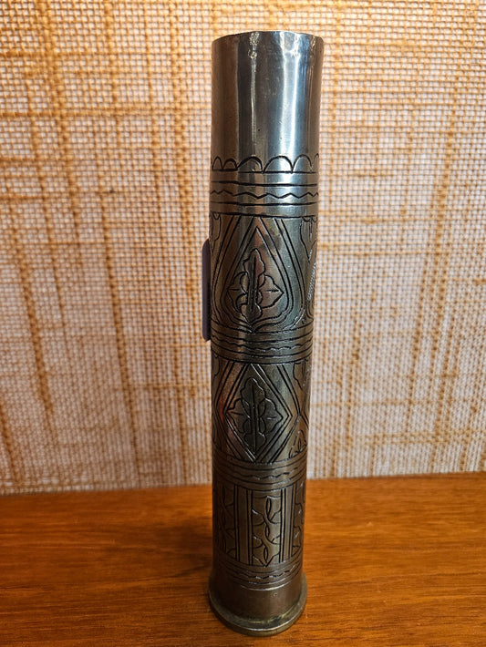 Trench Art Vase|12658