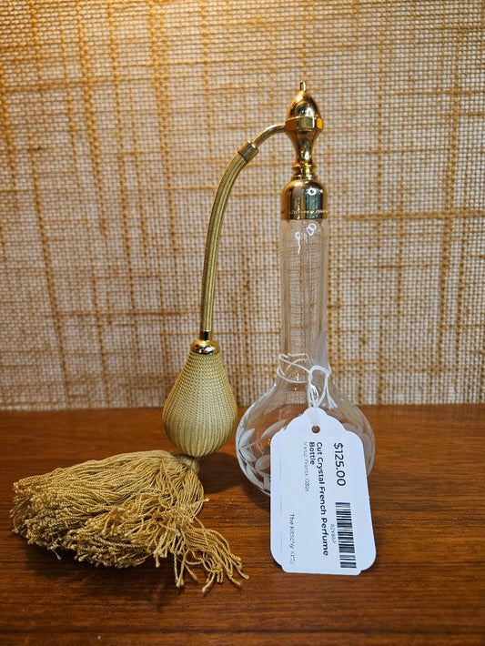 Cut Crystal French Perfume Bottle|12555