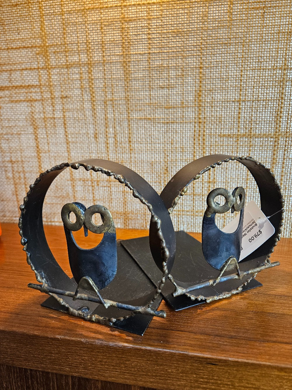 Brutalist 1960s Owl Bookends - Jarnuszkiewicz Et Michel - Pair (2)|12801
