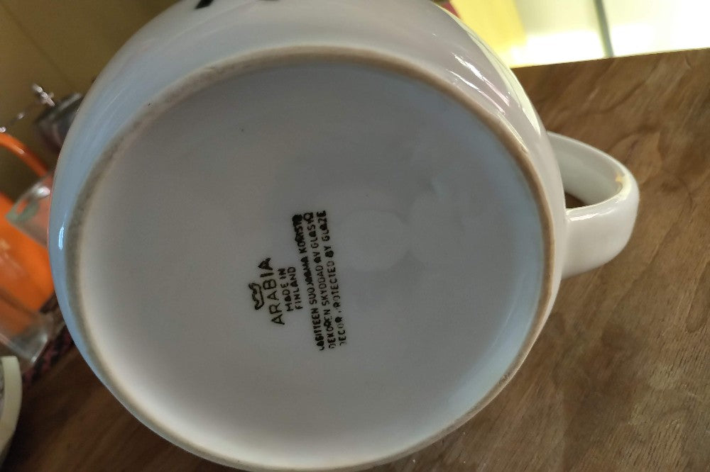 Arabia Jug / Pitcher 6.5" - Green/Grey	Bull Design|10664