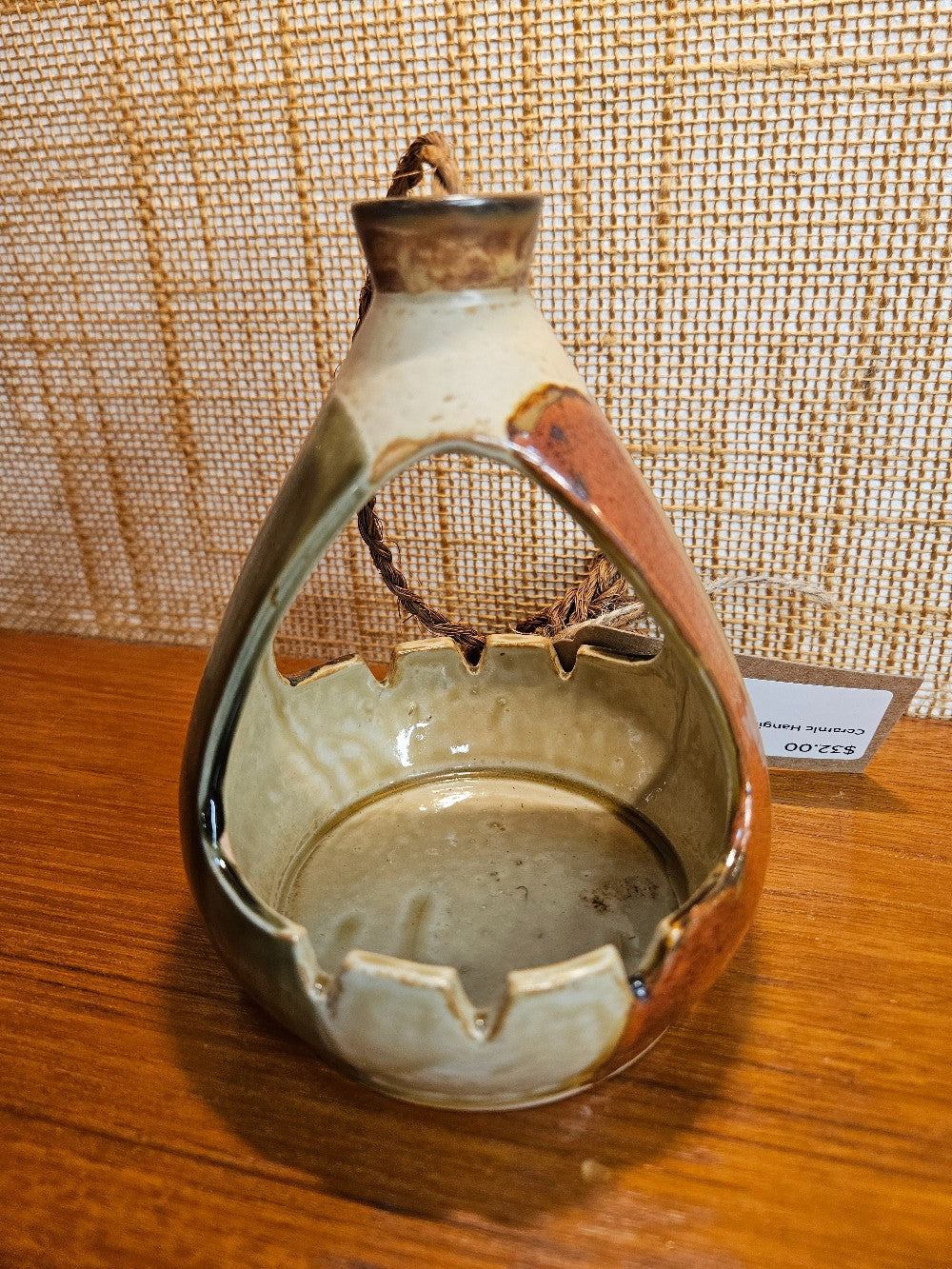 Ceramic Hanging  ashtray|12914