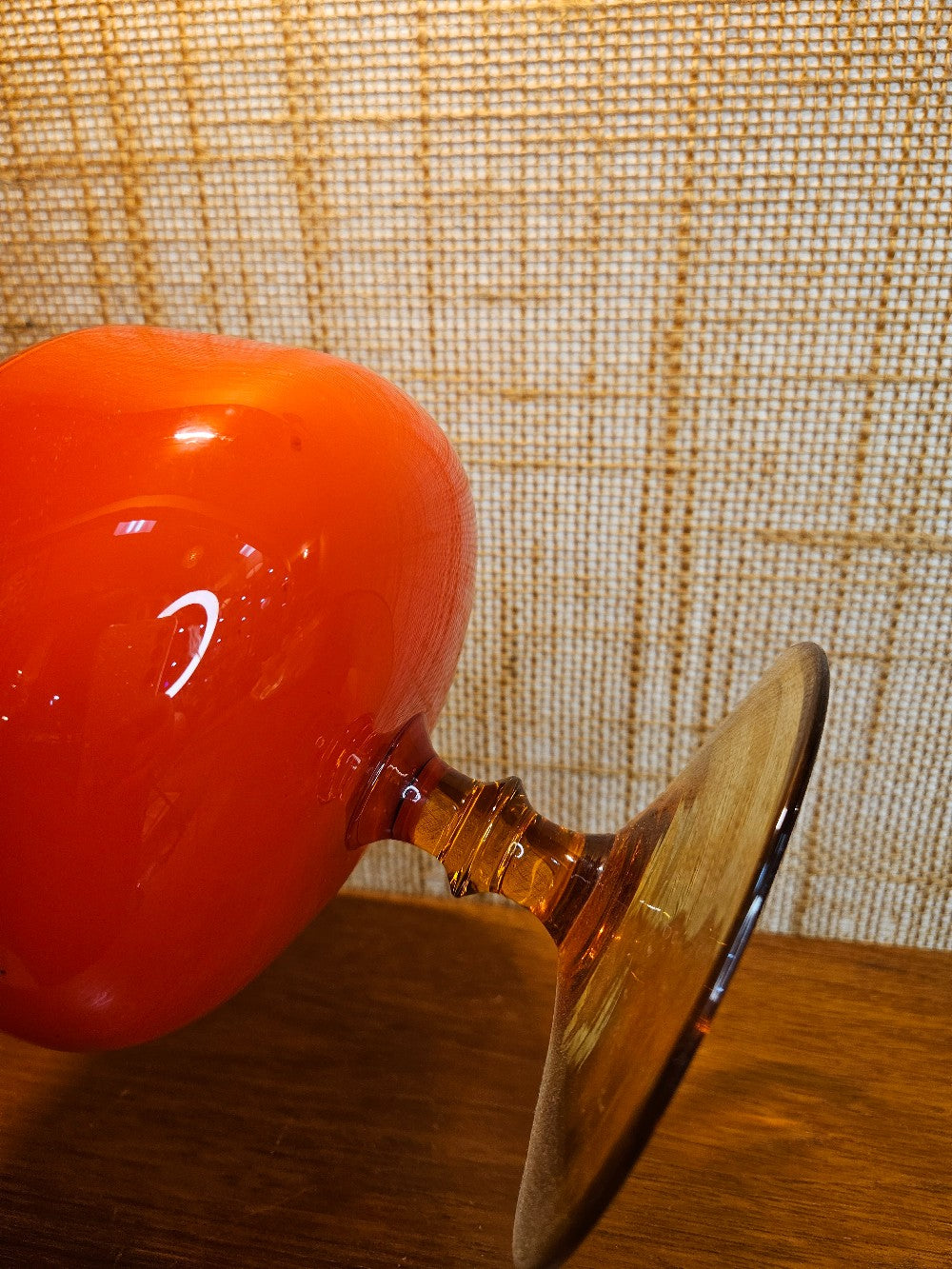 Empoli Orange Circus Tent Apothecary Jar|12683