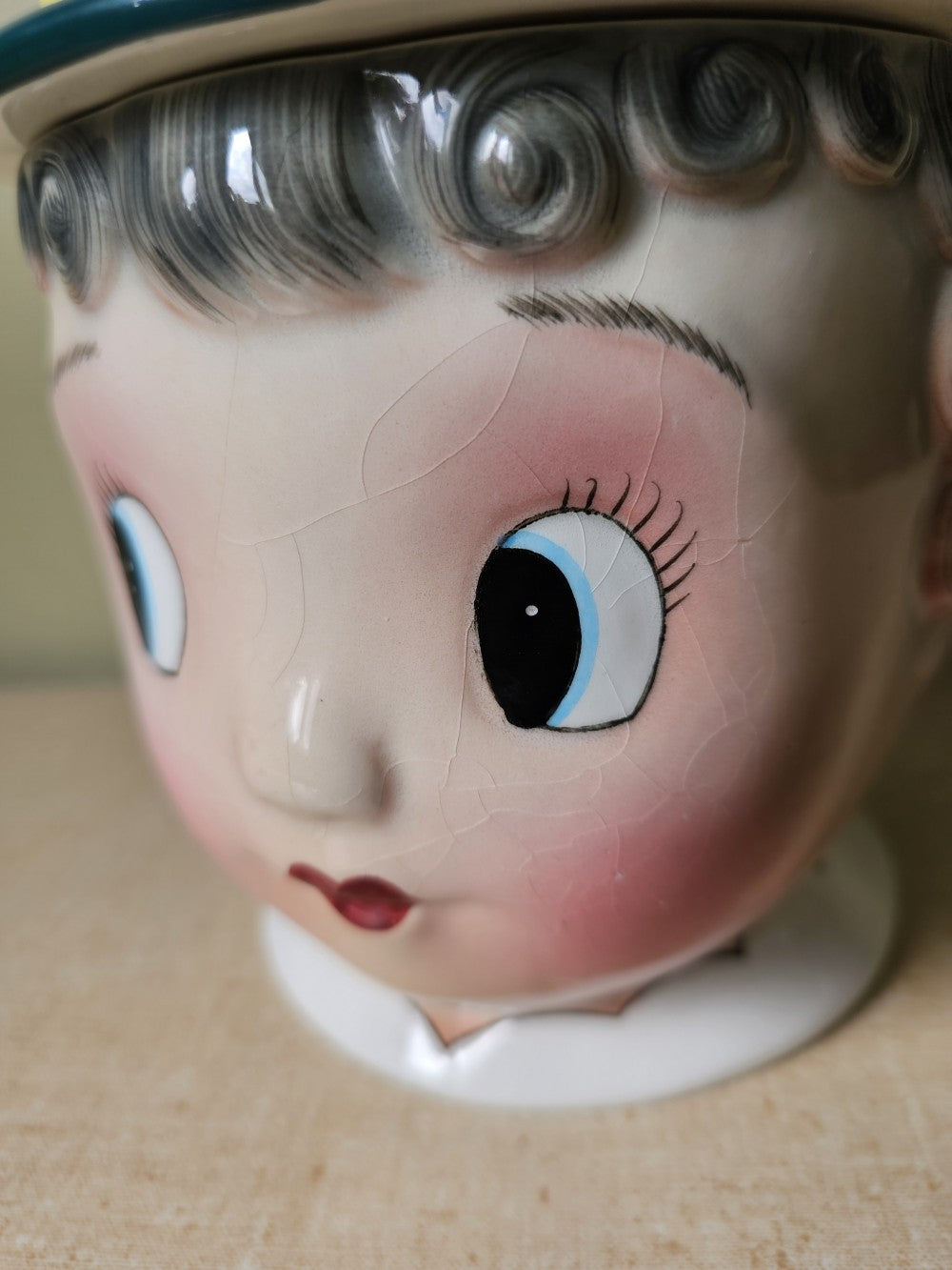 PY Japan Lady in Hat Cookie Jar|12725