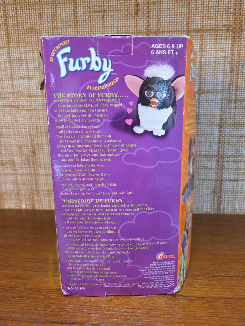 1998 "Snowball" Furby 70-800 New in Box|12929