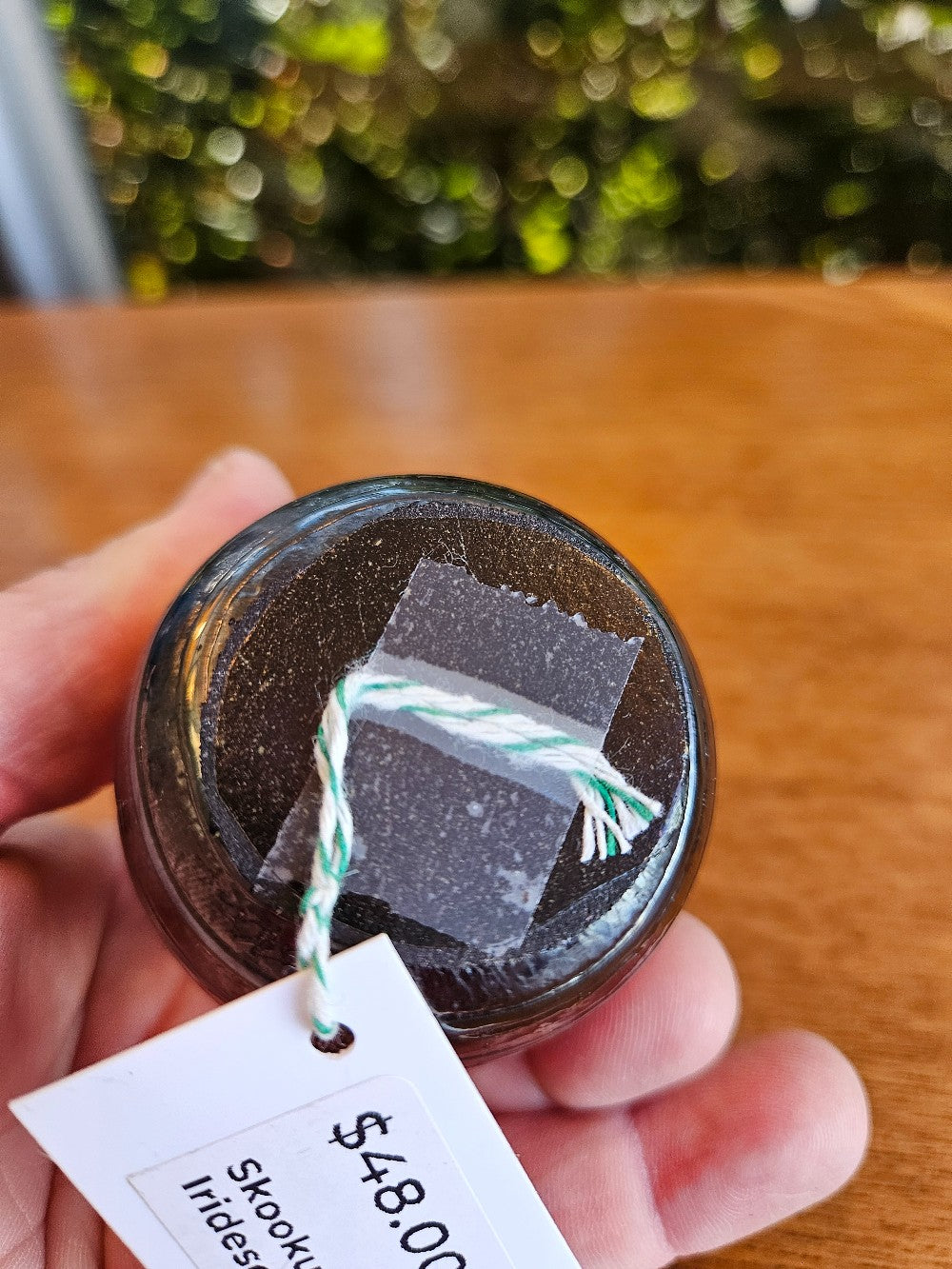 Skookum Paperweight, Iridescent Egg Shaped|10200