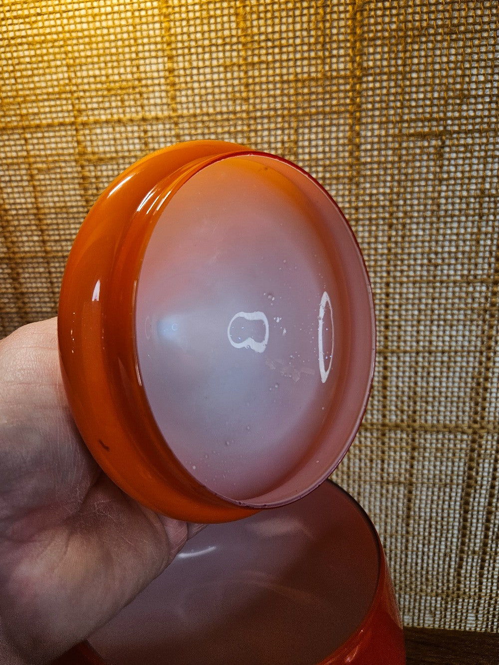 Empoli Orange Circus Tent Apothecary Jar|12680