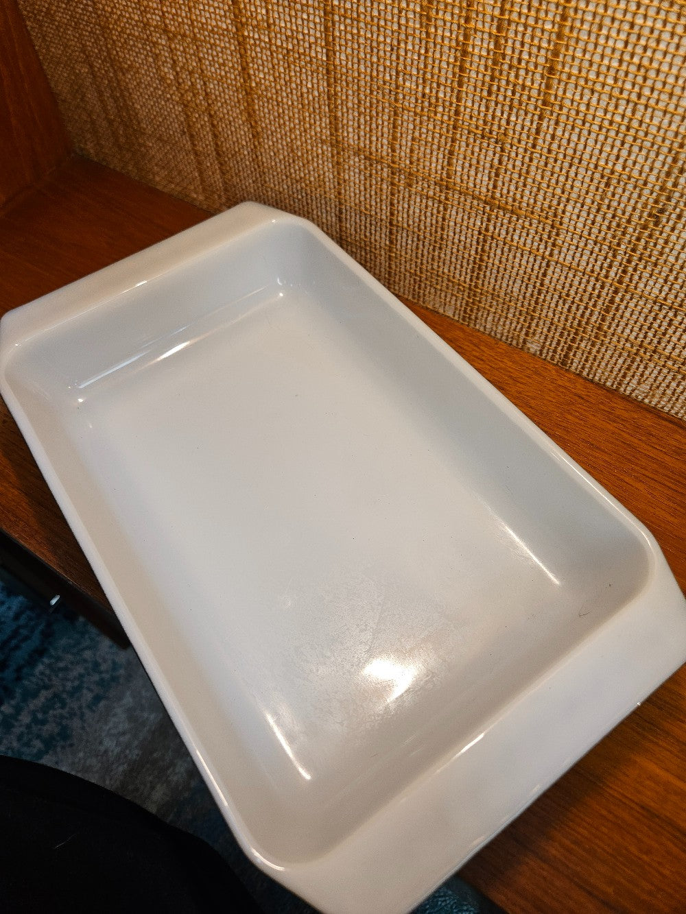 Pyrex Black Snowflake Space Saver|12689