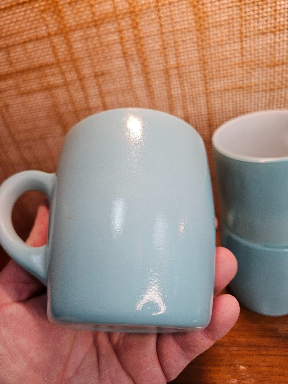 Hazel Atlas Robins Egg Blue - Single Mug|12530