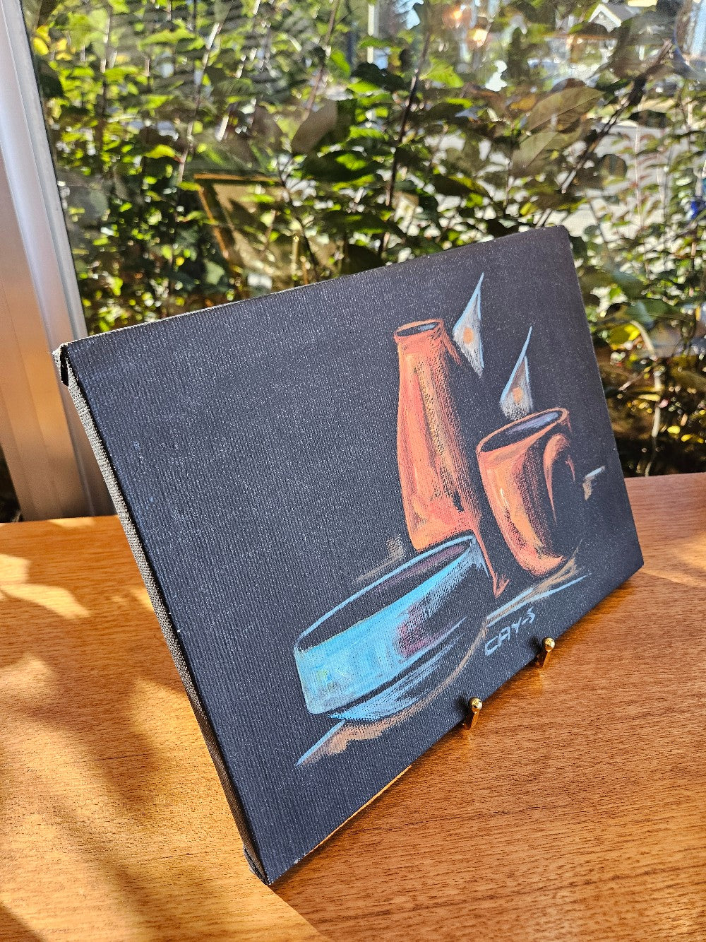 Cay Skot Canvas' Art,  Denmark Mid Century Modern Artist|10227
