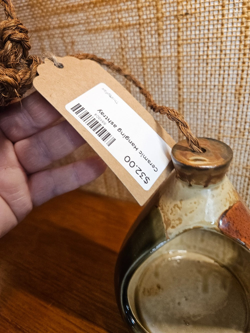 Ceramic Hanging  ashtray|12912