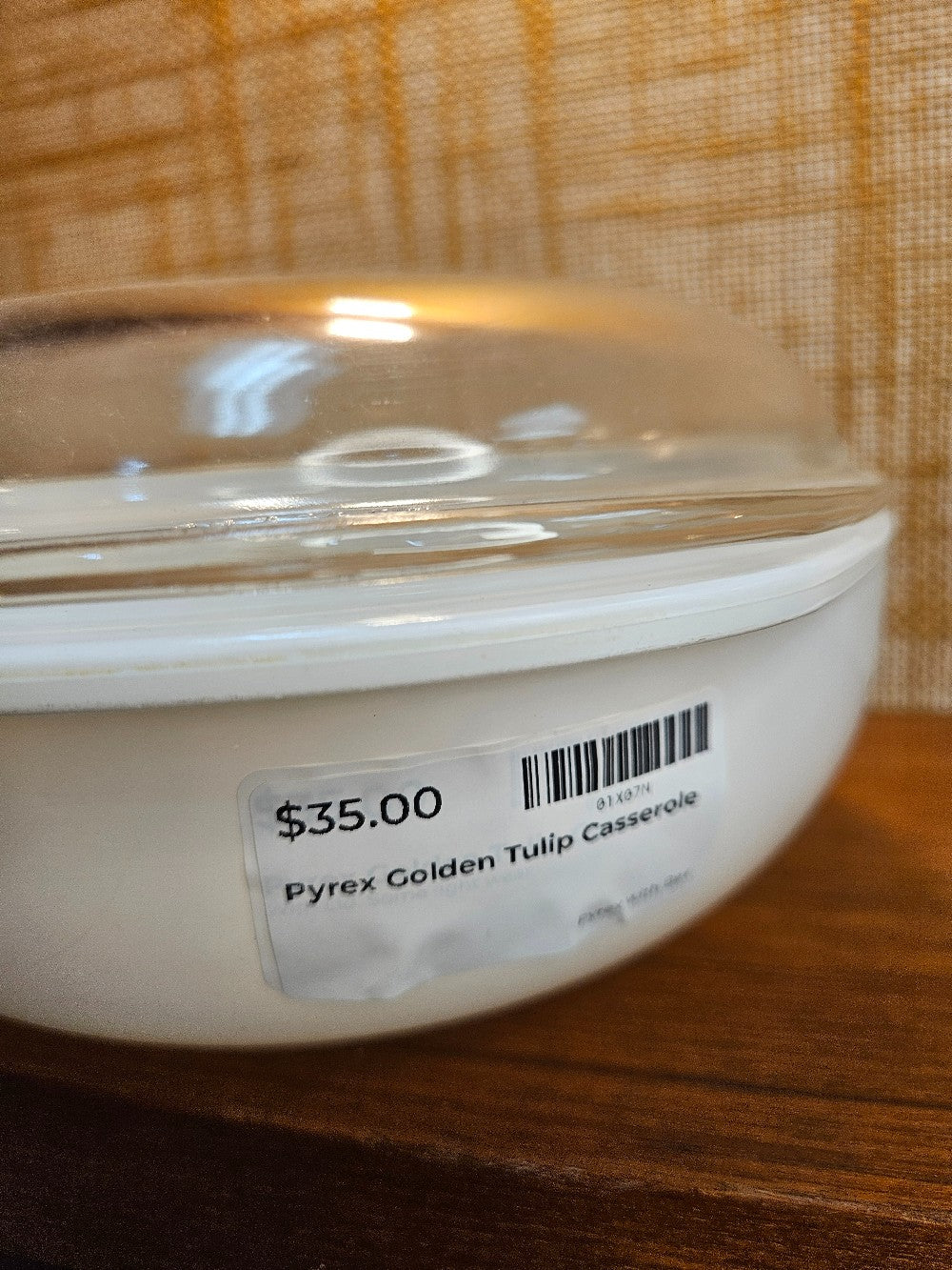 Pyrex Golden Tulip Casserole|12603