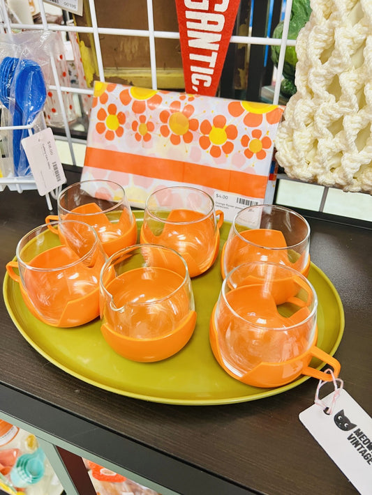 Space age coffee/tea set, 7 pieces|10013