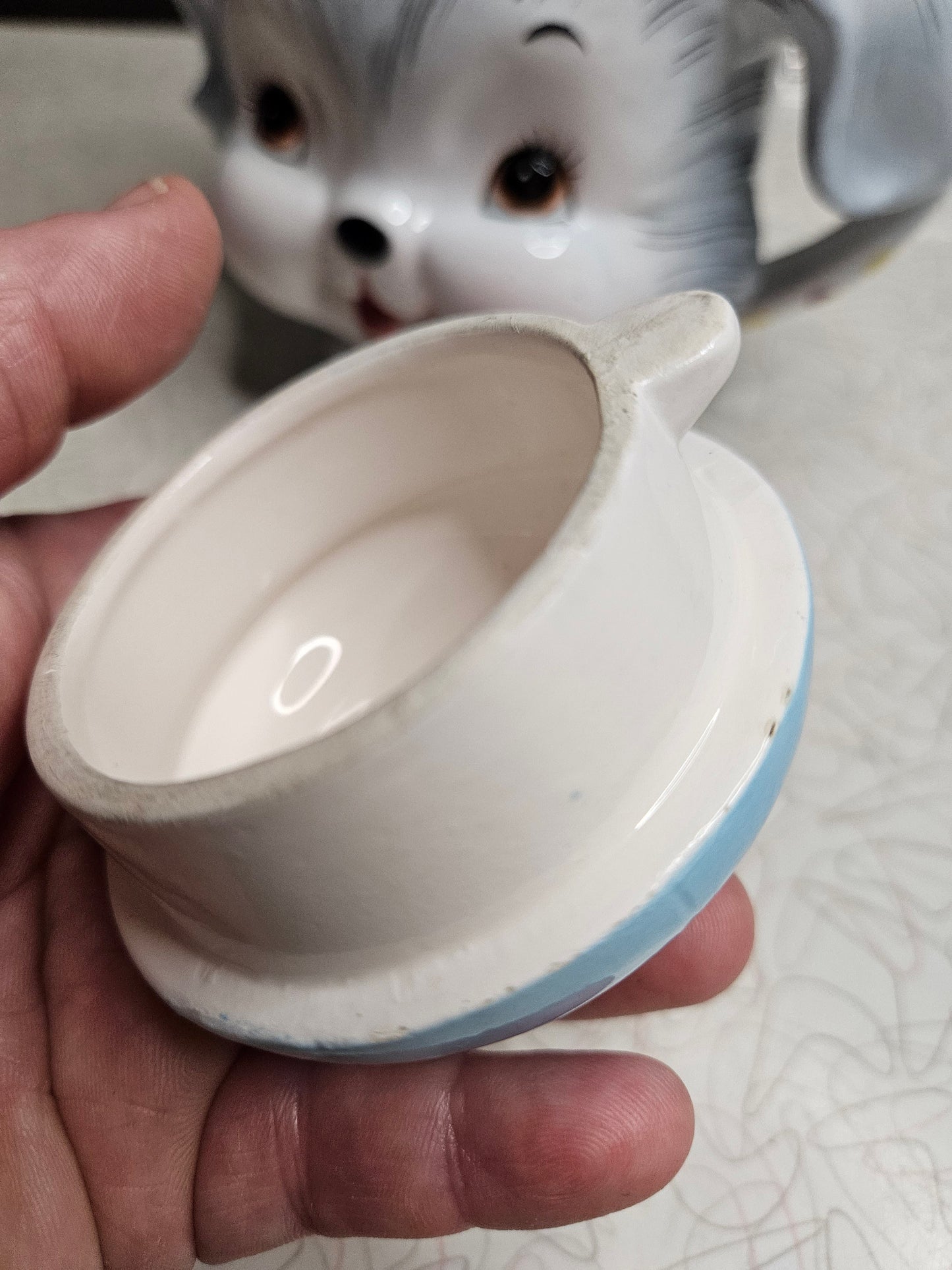 Vintage Puppy Pal Tea Pot, Lefton / ESD , Collectible, Kitschy, Anthropomorphic, PY, Napco, Japan, 1960s