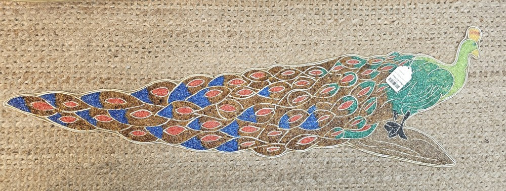 Crushed Lucite Peacock Wall Hanging|9911