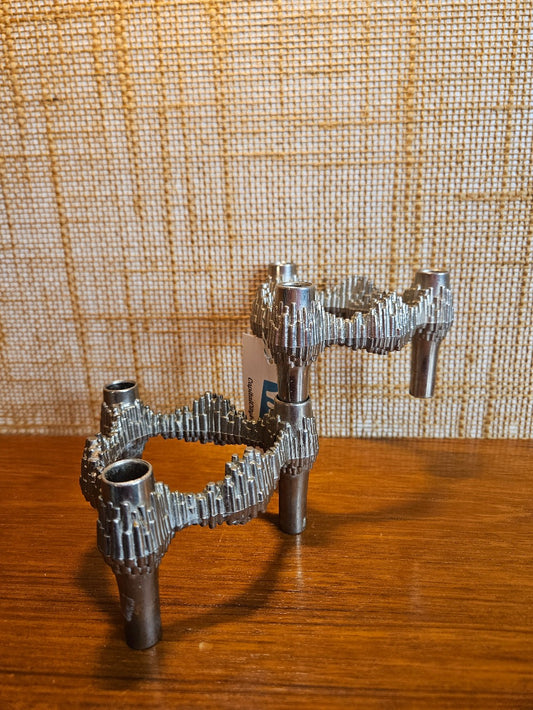 QUIST Brutalist Candle Holders, Pair|12870