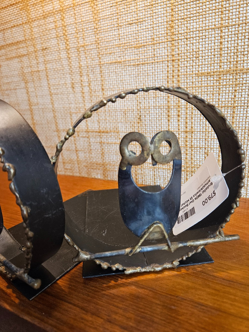 Brutalist 1960s Owl Bookends - Jarnuszkiewicz Et Michel - Pair (2)|12804