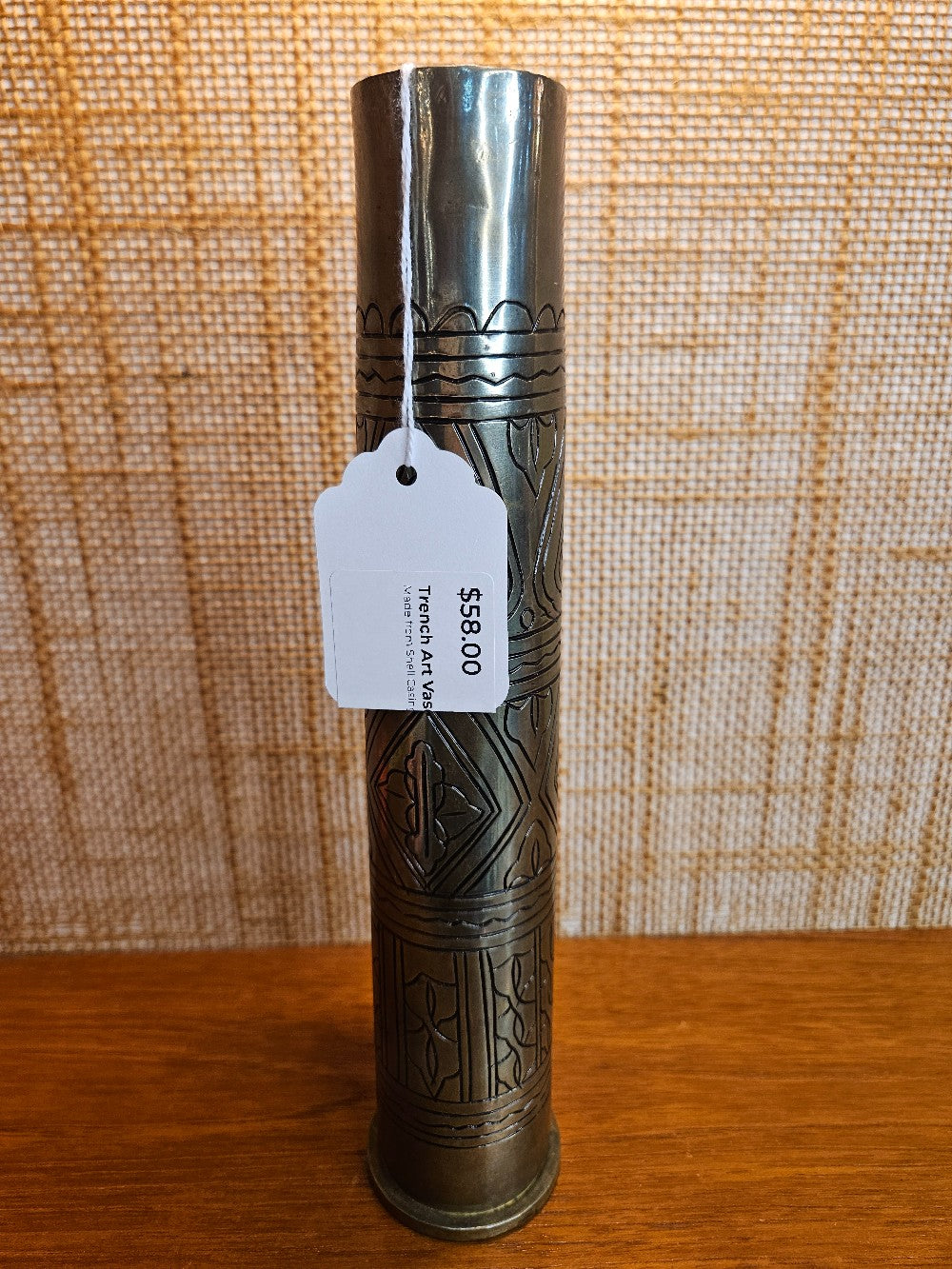 Trench Art Vase|12659