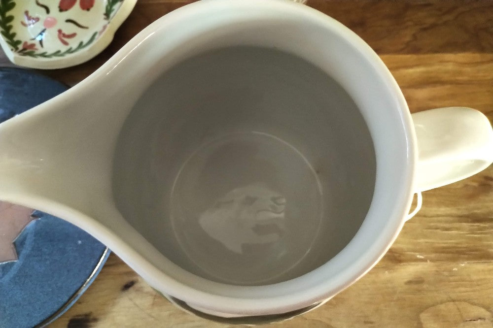 Arabia Jug / Pitcher 6.5" - Green/Grey	Bull Design|10667