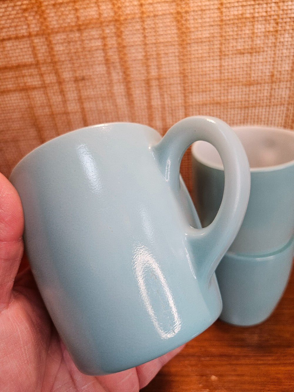 Hazel Atlas Robins Egg Blue - Single Mug|12529