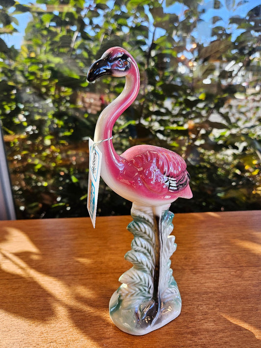 Art Deco Flamingo Standing, 10", Ceramic|10291