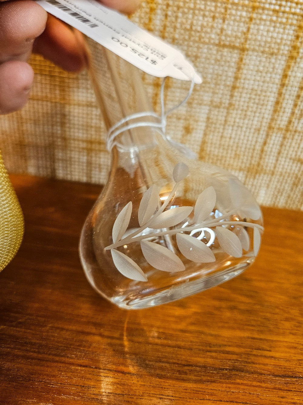 Cut Crystal French Perfume Bottle|12558
