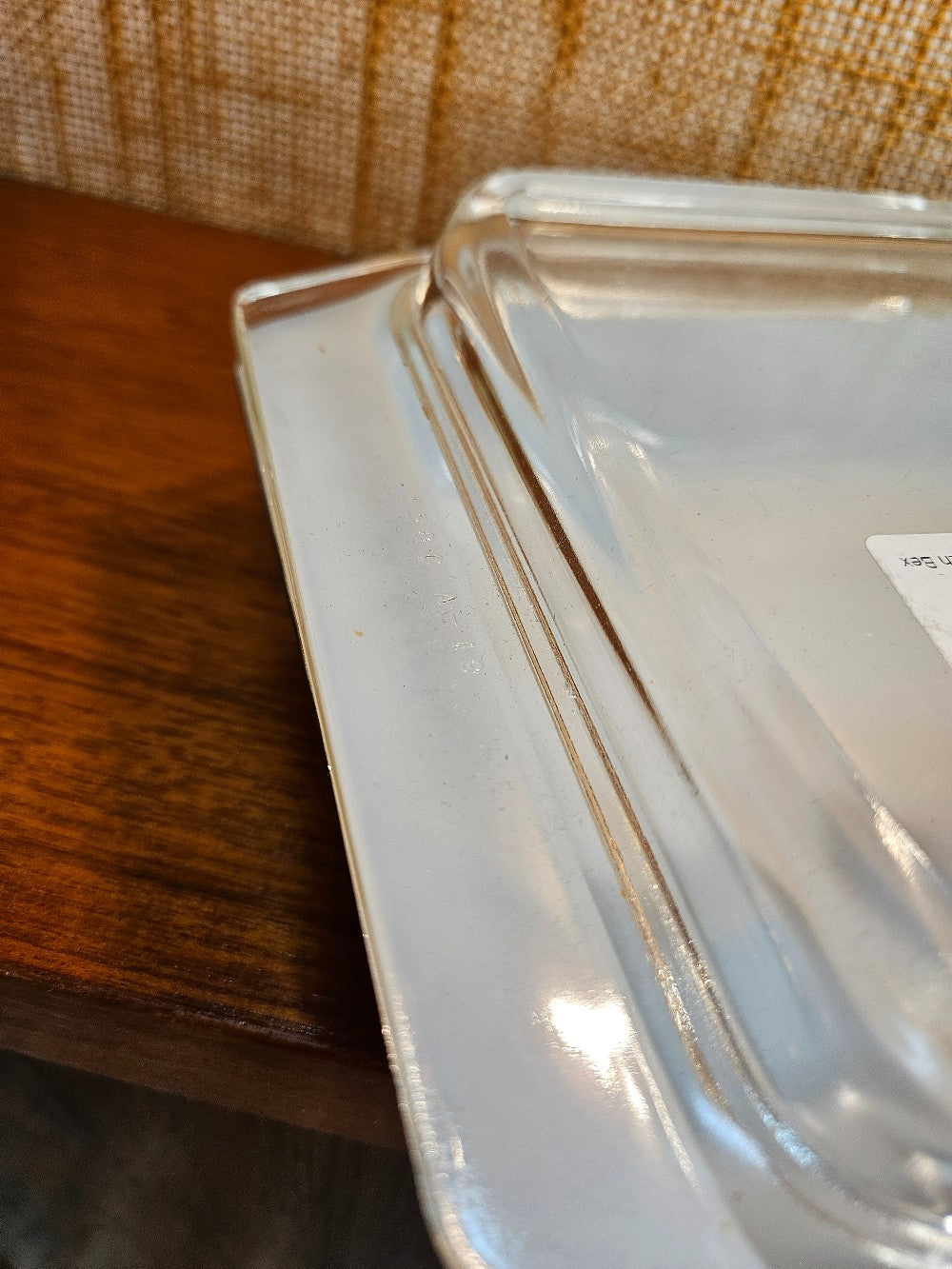 Pyrex Black Snowflake Space Saver|12687