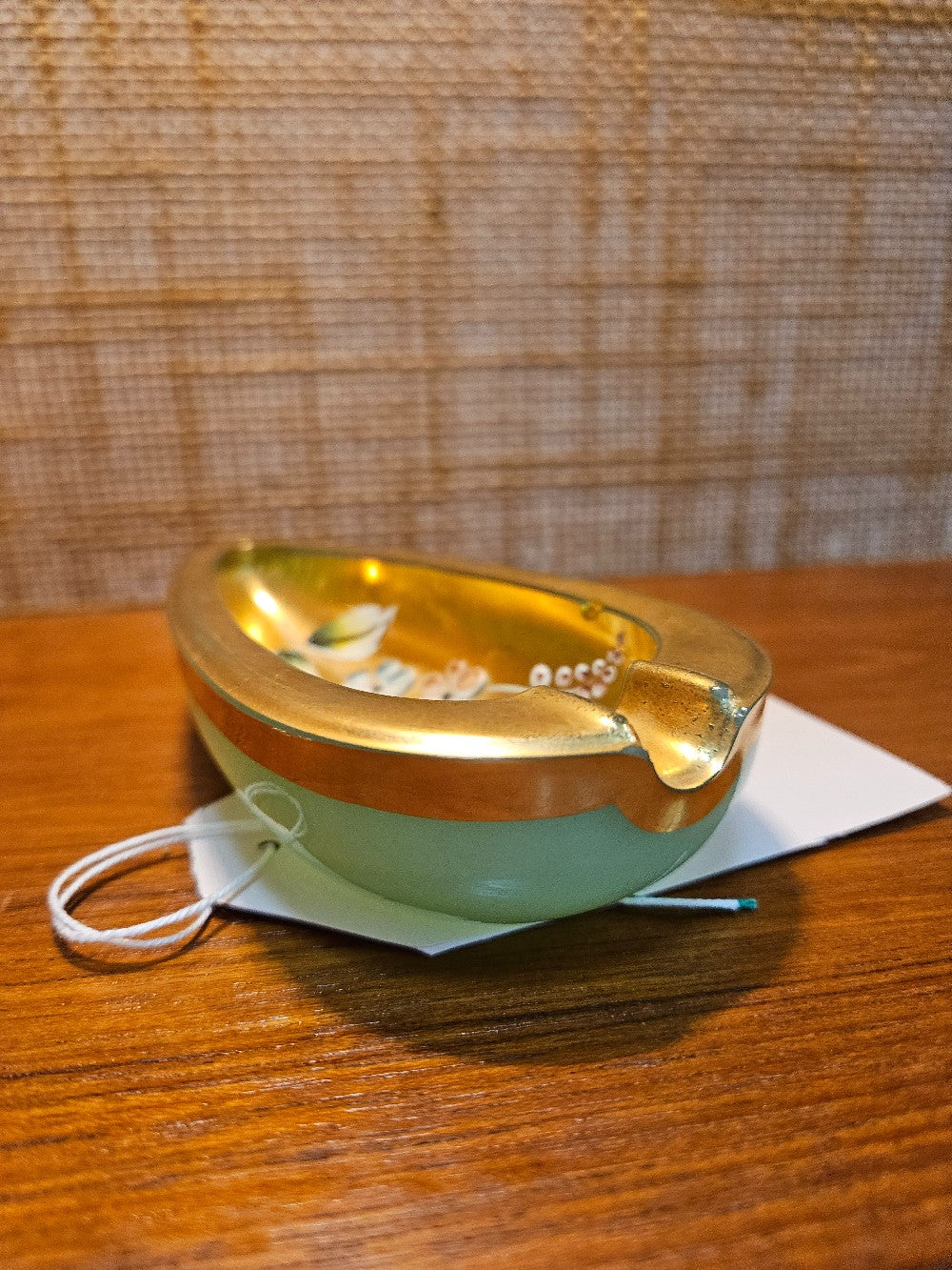 Vintage Murano Opaline Ashtray Handpainted|12481