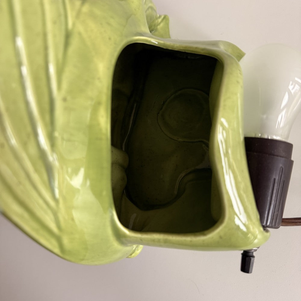 Ceramic Fish Planter Lamp by Gilner Pottery, 1950s|11112