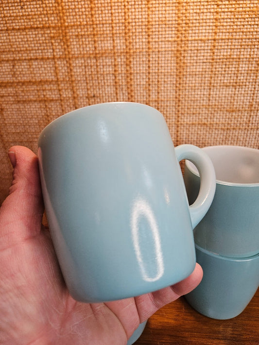 Hazel Atlas Robins Egg Blue - Single Mug|12527