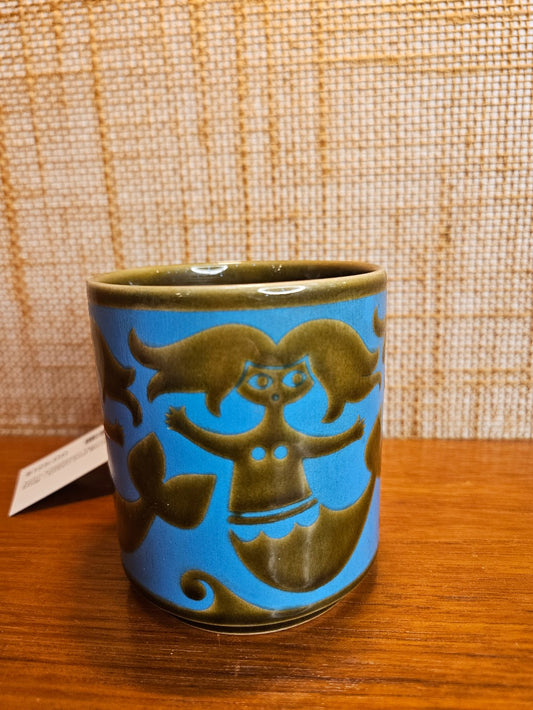 John Clapisson Hornsea Coffee Mug - Green and Blue Mermaid|12620