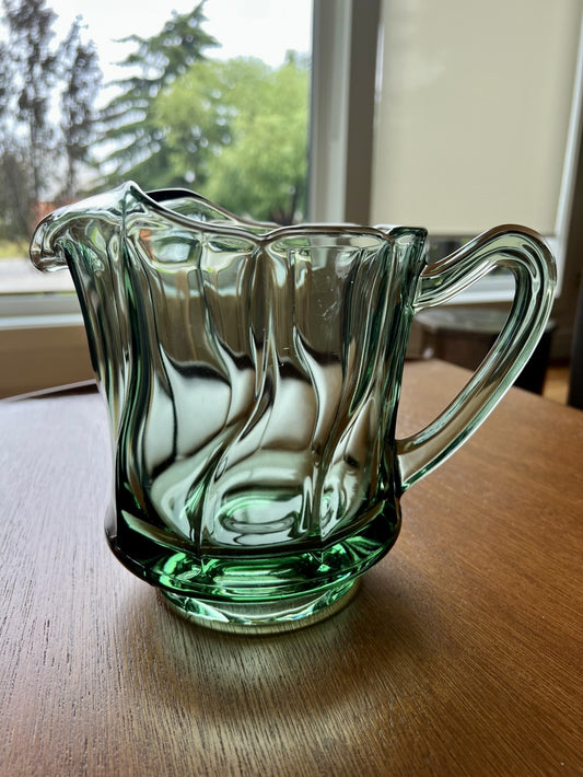 Fostoria Jamestown Green glass set|10007