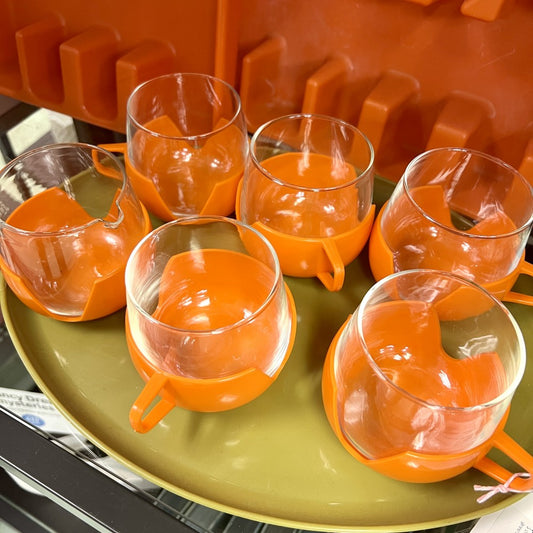Space age coffee/tea set, 7 pieces|10010